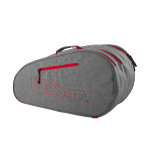 TEAM PADEL BAG Grey/Bright Red